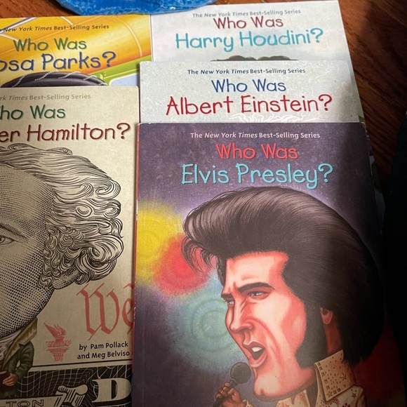 Who Was? Book Series 5 Titles Elvis, Einstein, Rosa Parks, Houdini, & Hamilton - Picture 3 of 6